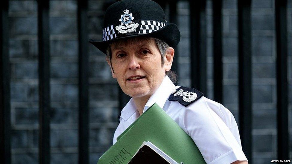 Cressida Dick outside Downing Street