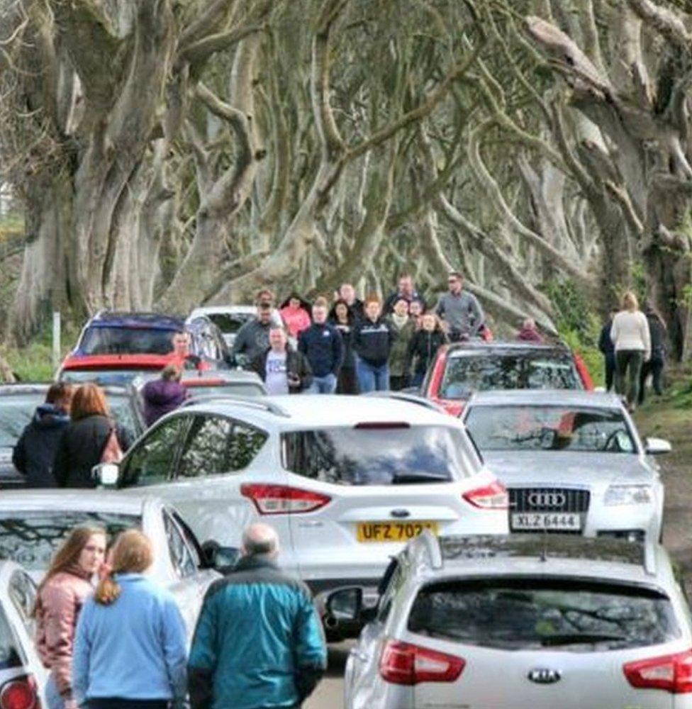 Tweet: Closing the Dark Hedges to vehicle traffic - how soon is now? A national disgrace slowly killing a national treasure. @CausewayCouncil