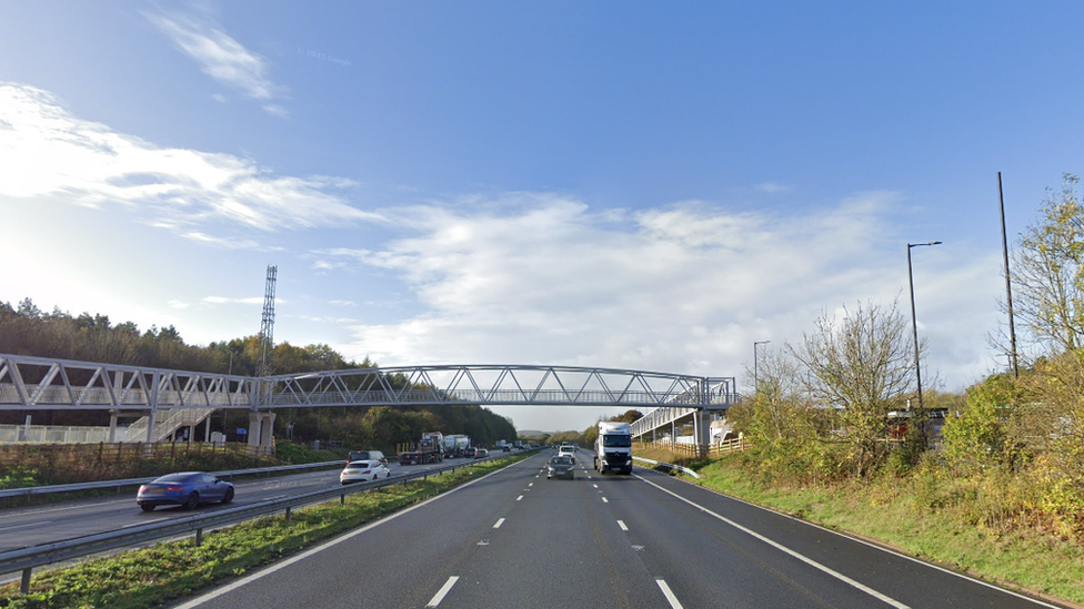 Junction 11 northbound on M5