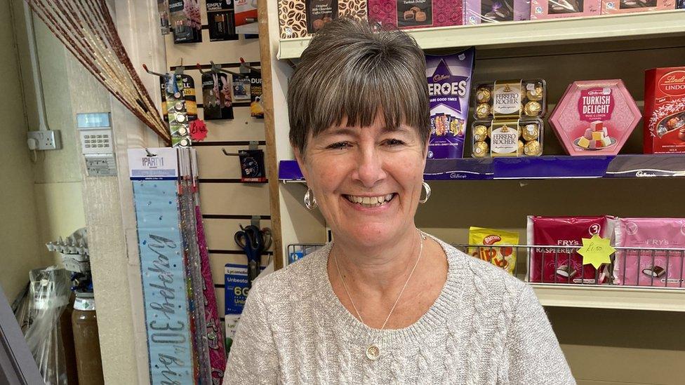 Rita Evans, owner of Evans News in Glynneath