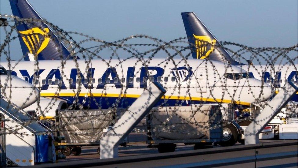 Ryanair aircraft