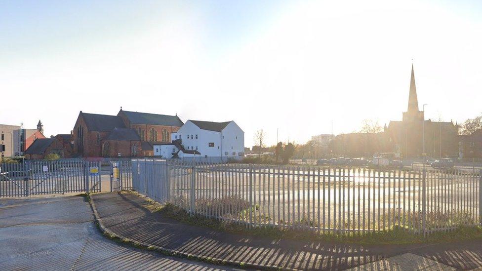 Google streetview of the car park