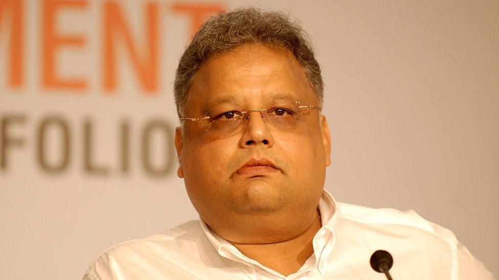 Rakesh Jhunjhunwala, CEO of Rare Enterprises, during the wealth management debate in Bangalore.