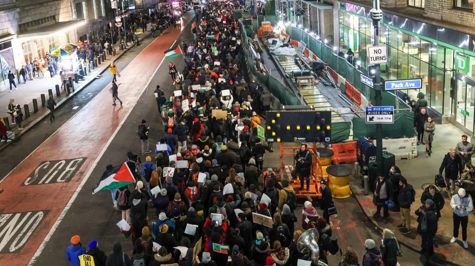 Pro-Palestinian protest in New York City