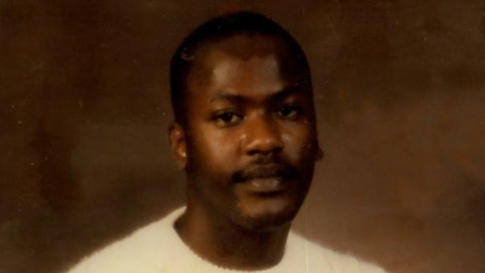 Curtis Flowers before he was sent to prison