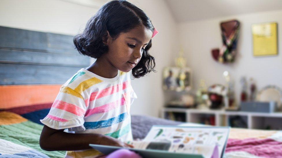 Girl reading