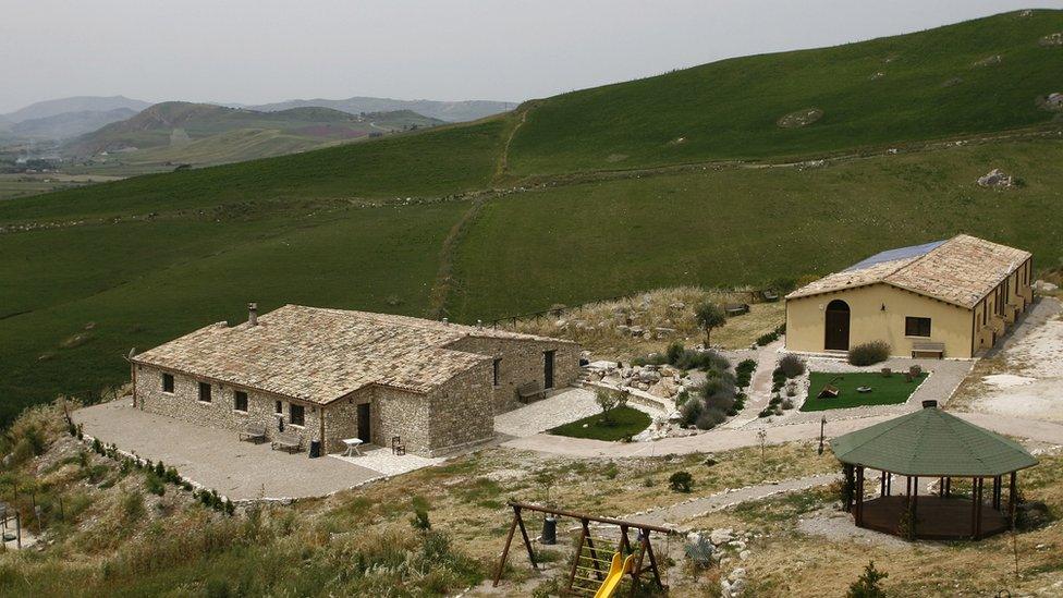 Ex-Mafia property near Corleone in Sicily, 2010 pic