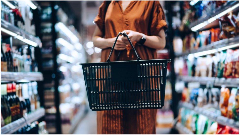 Empty shopping basket