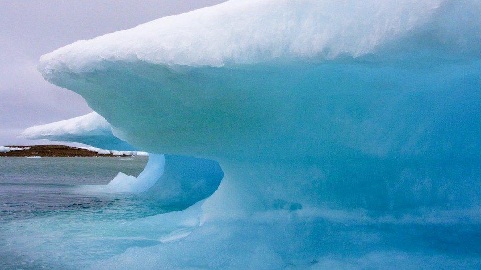 Ice Forming In Resolute Bay, Nunavut, Arctic Canada