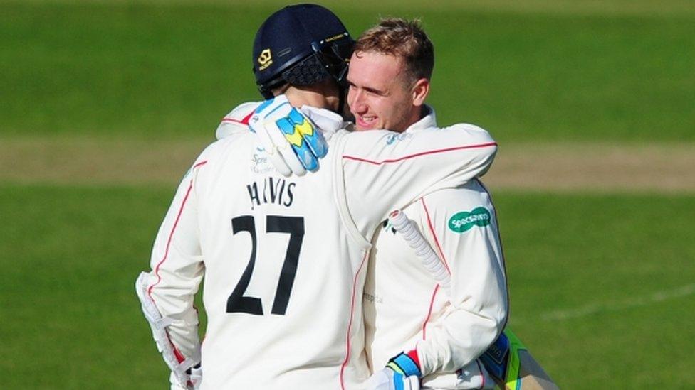 Liam Livingstone's maiden first-class century came in only his second appearance for Lancashire