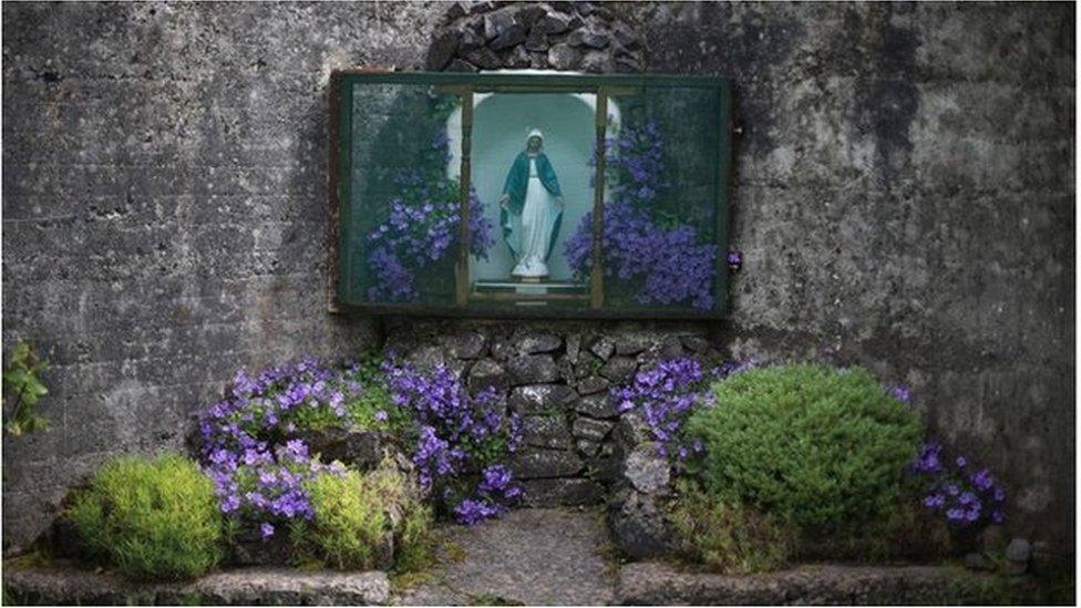 The site of a mass grave for children who died in the Tuam mother and baby home, Galway