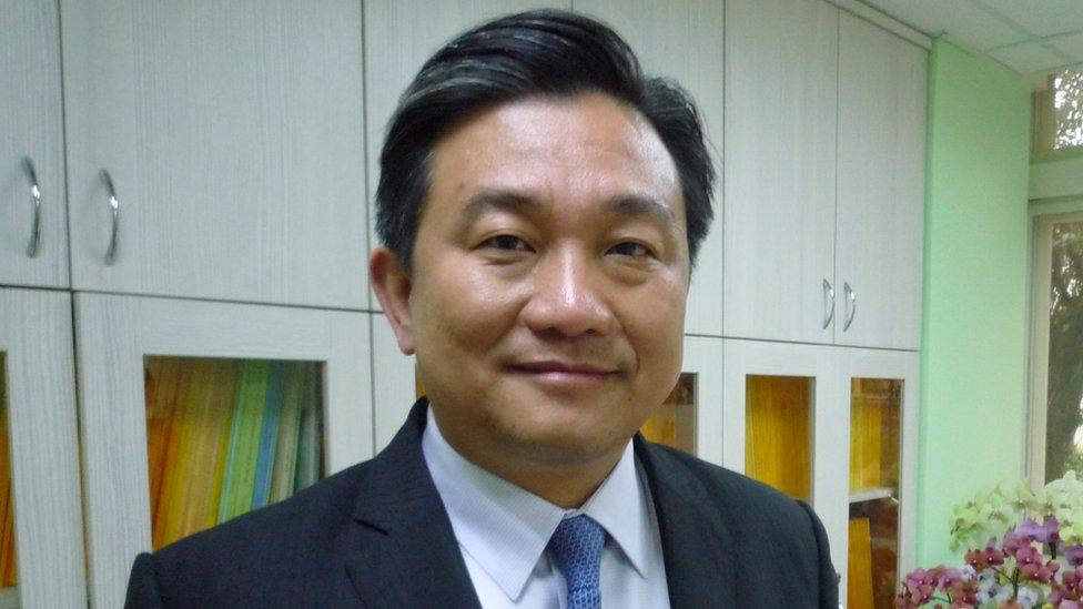 Wang Ting-yu, chairman of the defence committee in Taiwan's parliament