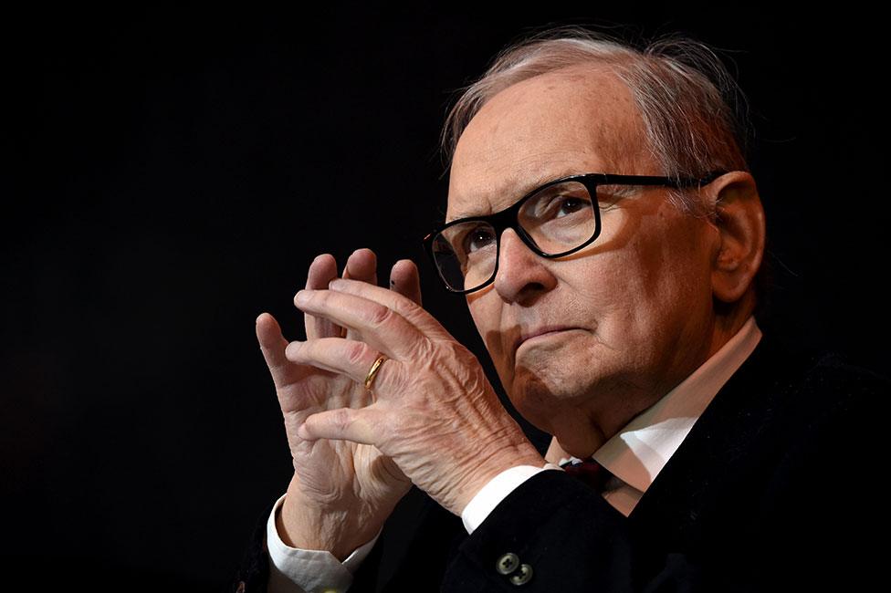 Italian composer Ennio Morricone