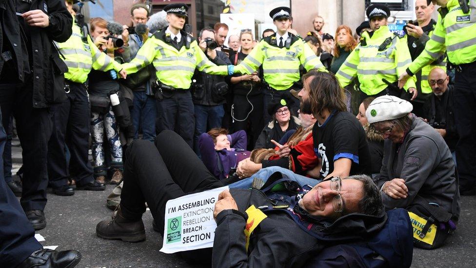 George Monbiot at the Extinction Rebellion protest