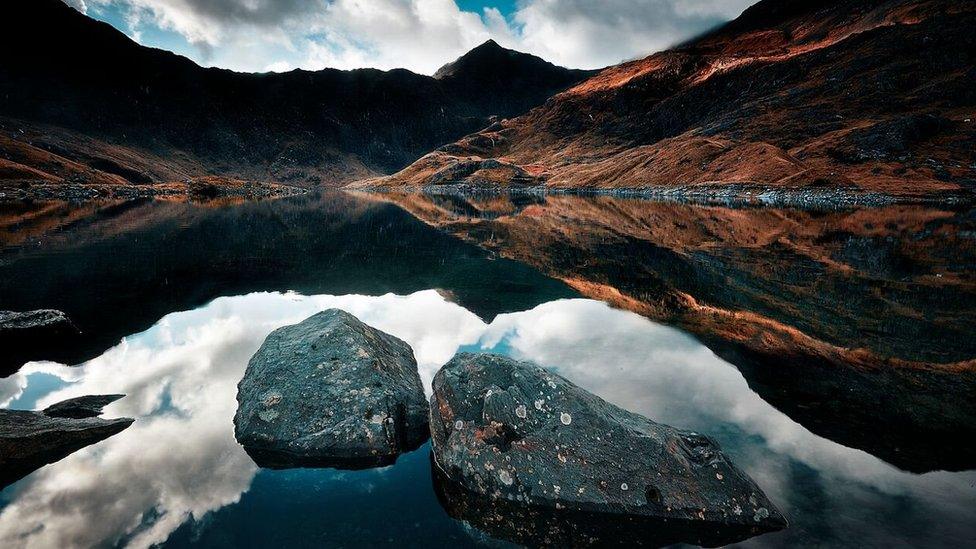 Yr Wyddfa a Llyn Llydaw