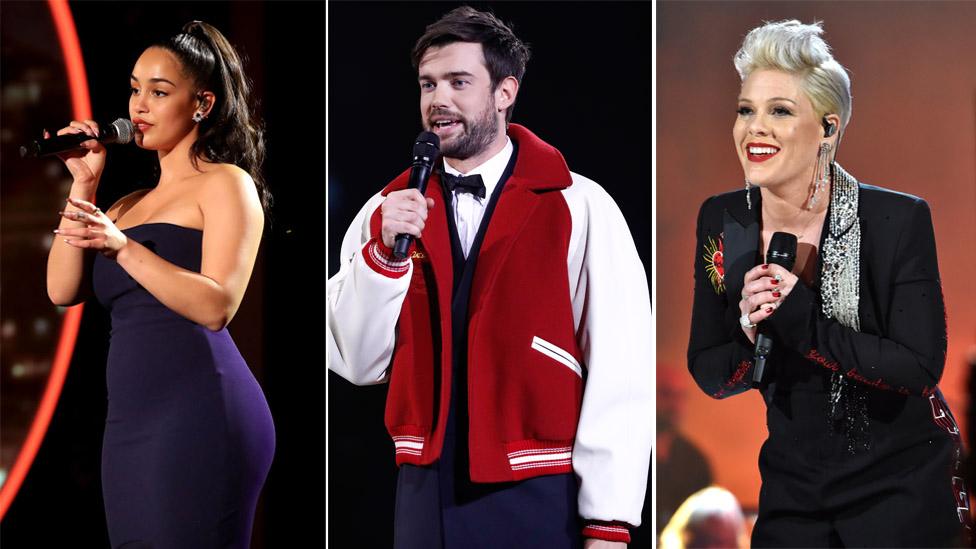 Jorja Smith, Jack Whitehall and Pink