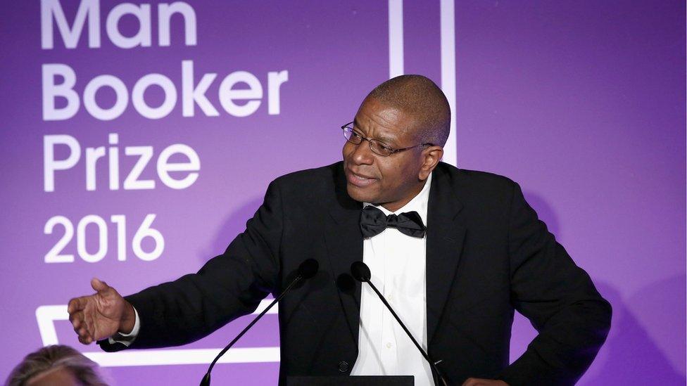 Paul Beatty at 2016 Man Booker Prize