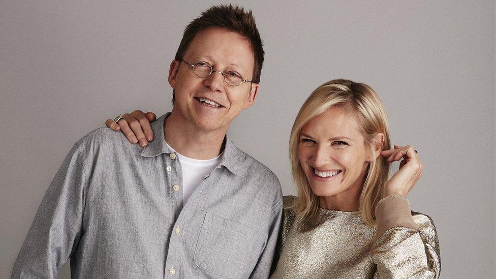 Simon Mayo and Jo Whiley