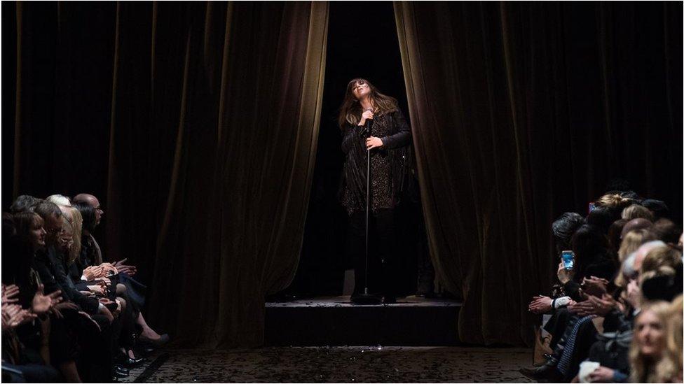 Clare Maguire performs for Burberry