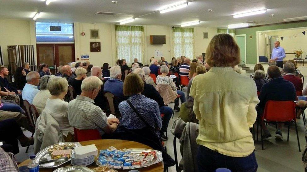 Nine Acre campaign meeting in Wrexham