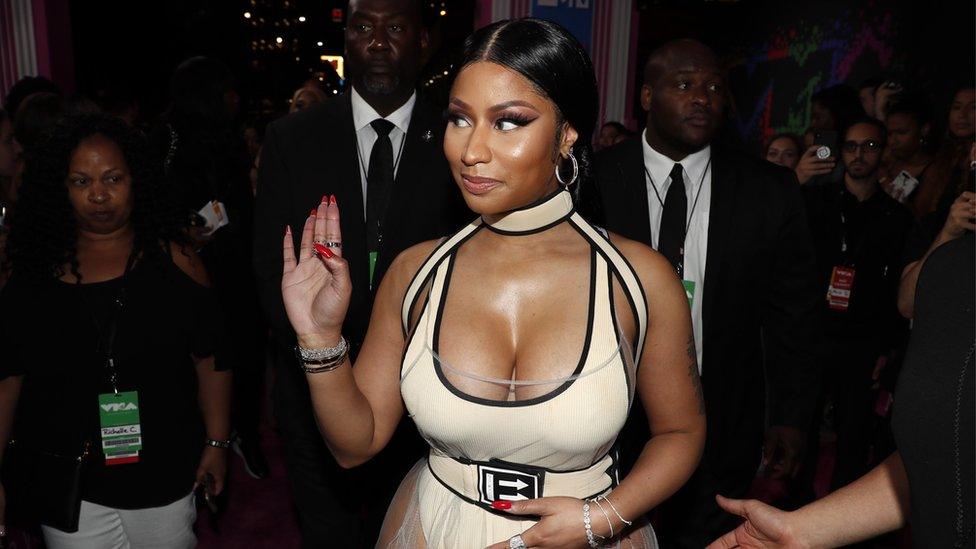 Nicki Minaj at the MTV VMAs.