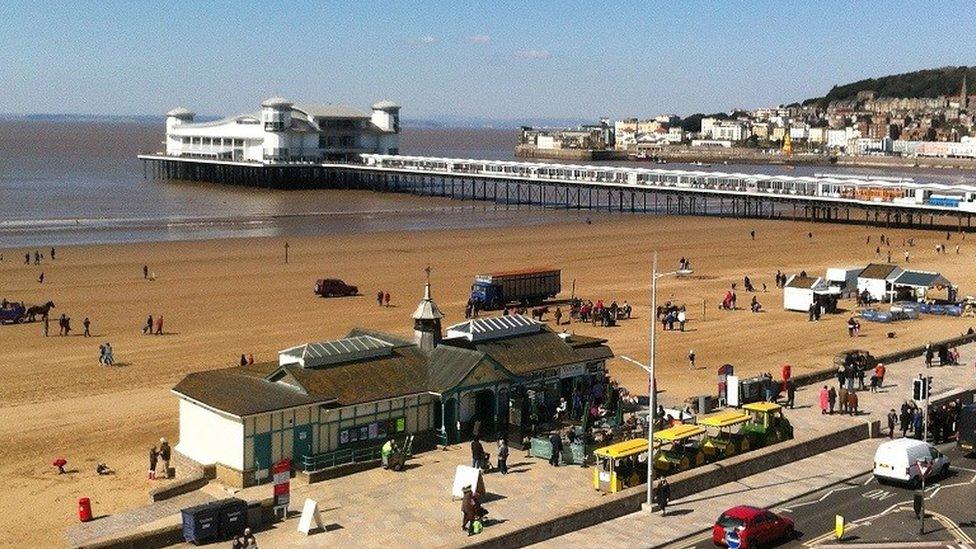 Weston-super-Mare sea front