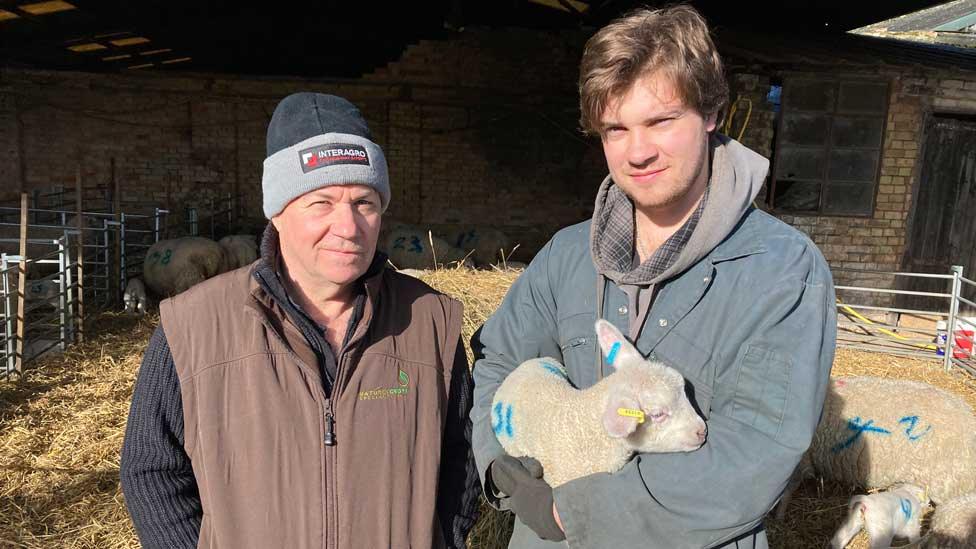 Farmers Richard and Tom Molton