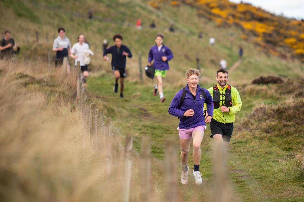 Gordonstoun students run