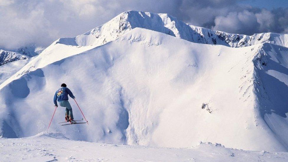 Skier at Nevis Range