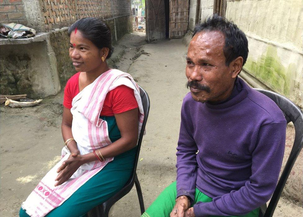 Anil Boro and his wife Shewali Boro