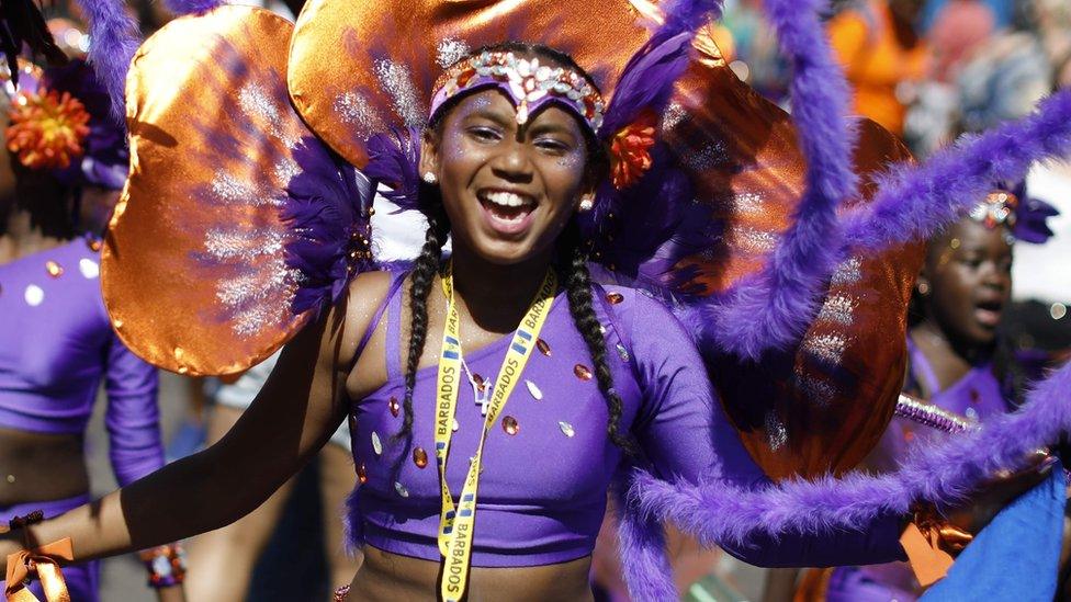 Performer at the carnival