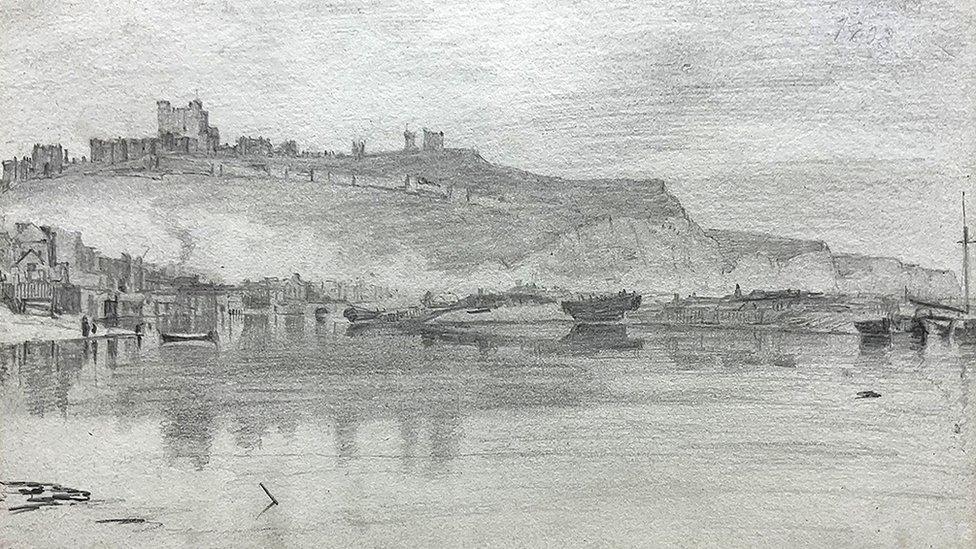 John Constable sketch of Dover