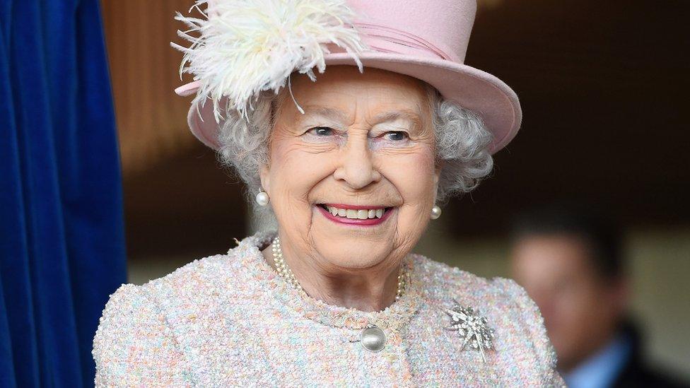 Queen Elizabeth II smiling