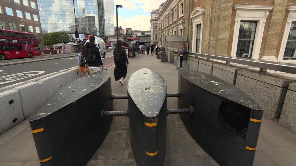 London Bridge bollards