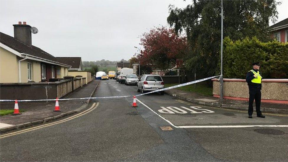 Gardaí sealed off road