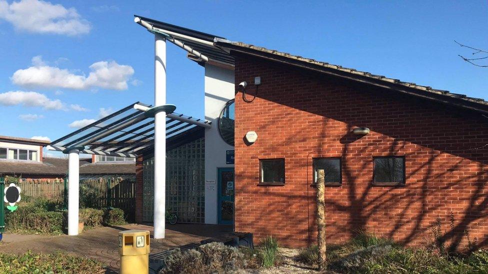 exterior shot of Severn View Primary School main building