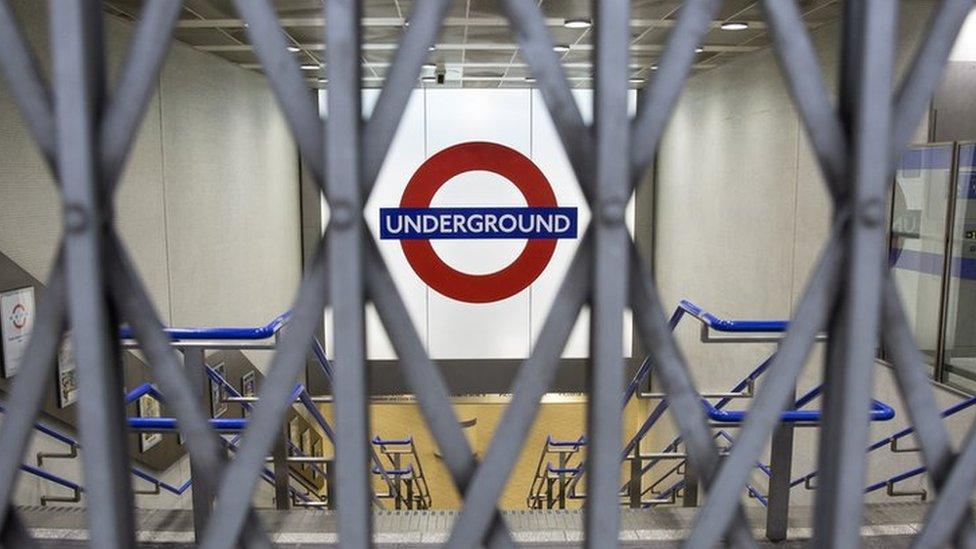 Gates shut at King's Cross station