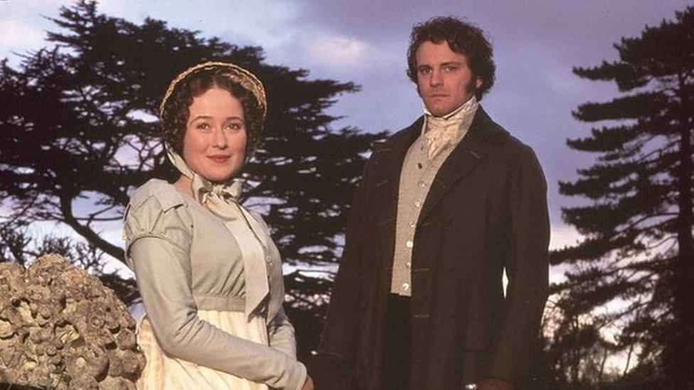 Jennifer Ehle and Colin Firth in Pride and Prejudice