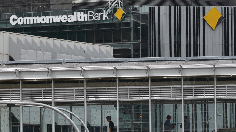 Commonwealth Bank sign