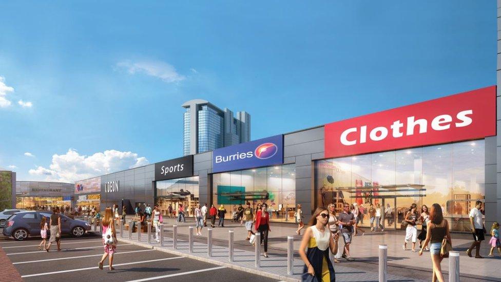 Artist's impression of the new-look Parc Tawe