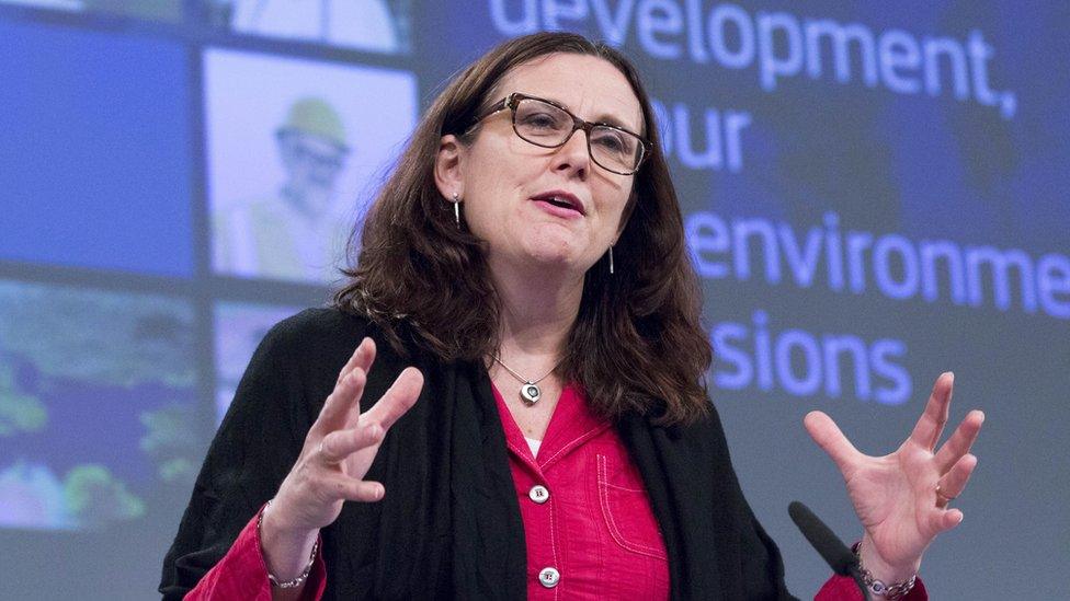 EU Trade Commissioner Cecilia Malmstroem