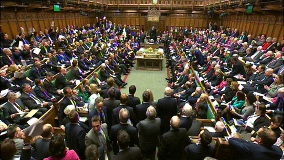 MPs in the House of Commons