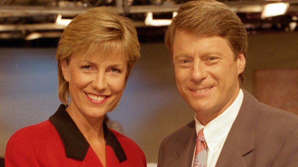 Jill Dando and Nick Ross