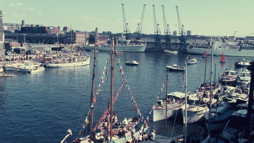 Bristol Water Festival in June 1971