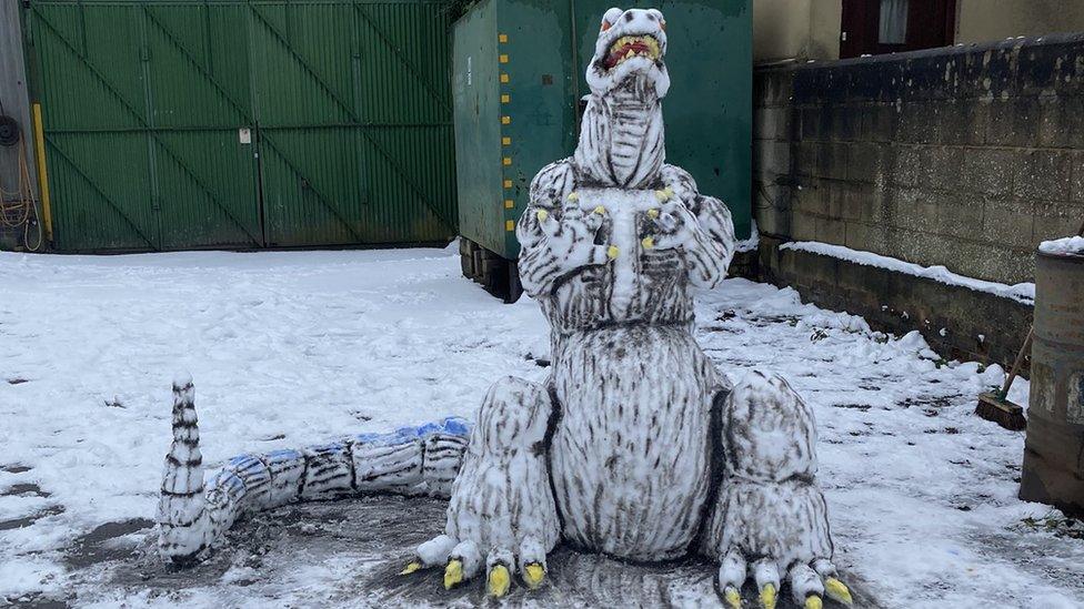 snow godzilla