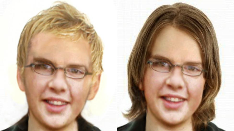 Age progressed images of Andrew Gosden