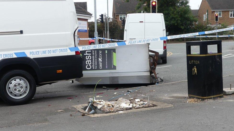 Cash machine in Attenborough Lane, Attenborough