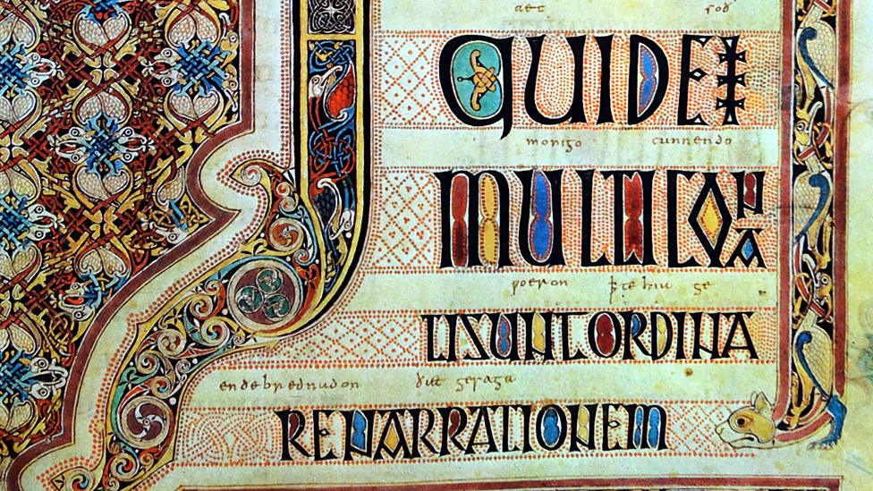 Beginning of Luke's Gospel in the Lindisfarne Gospels