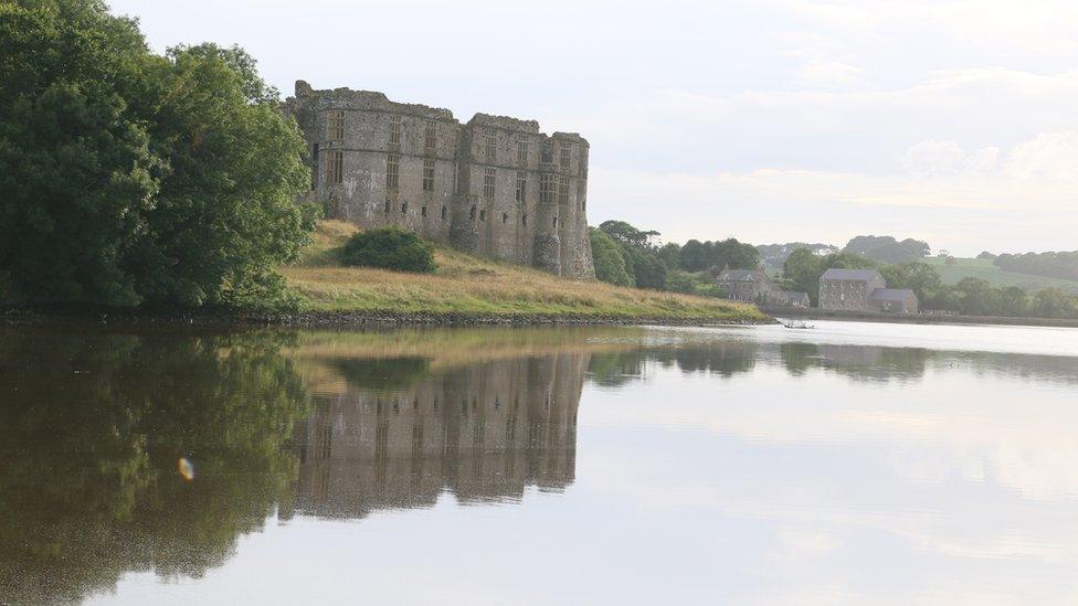 Carew Castle in Pembrokeshire