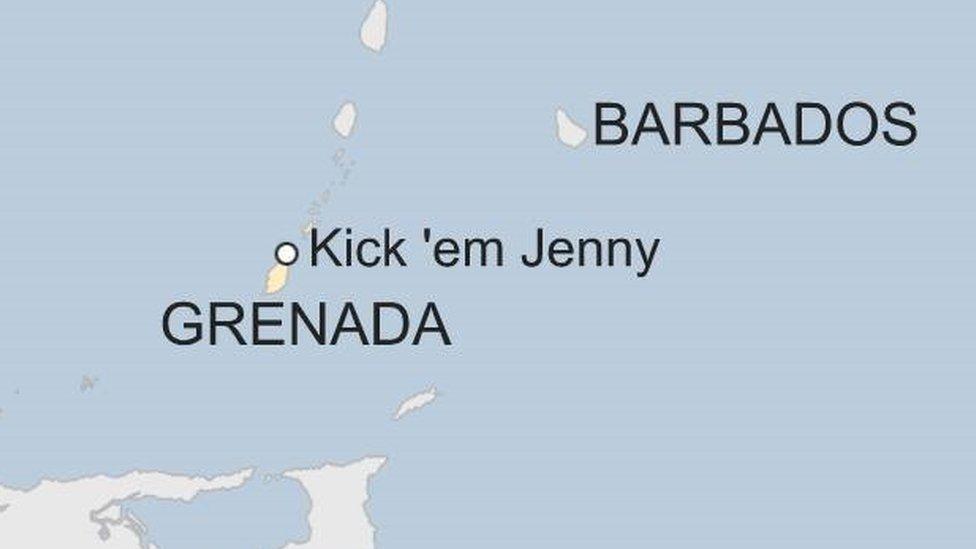 Map of Grenada